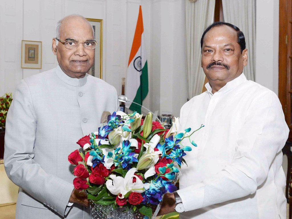 chief minister of jharkhand raghuwar das met president.