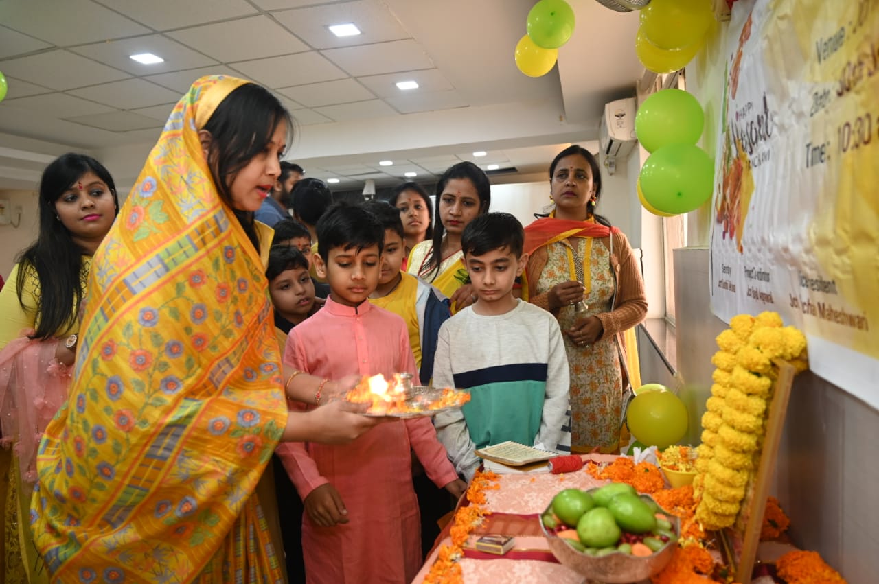Saraswati puja by jci women wing