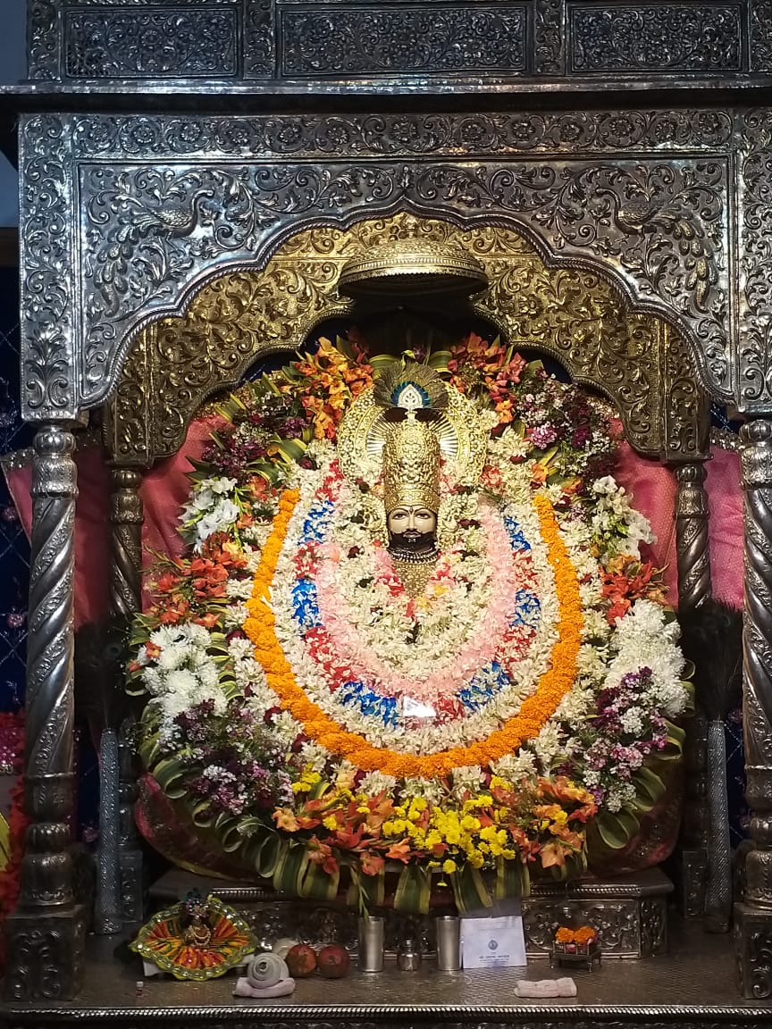 Nishan pujan on occassion of vijya ekadashi in sri shyam mandir