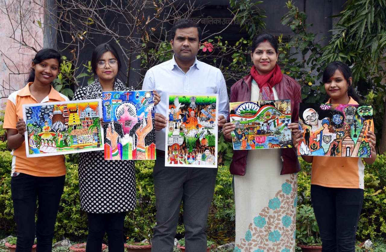 Result of online painting competition organized on independence day declared