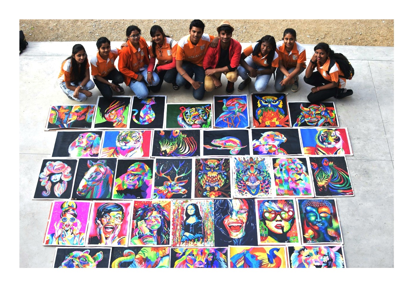 Indradhanush- colours of life : a painting workshop by kalakriti school of arts
