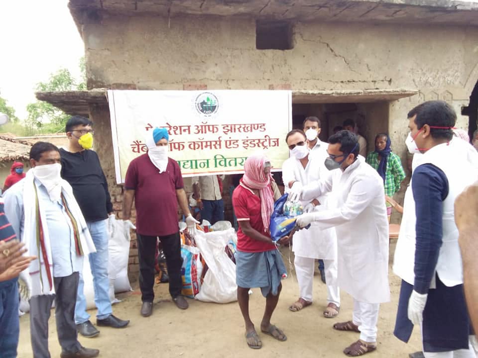 Fjcci distributed ration packets to the needy