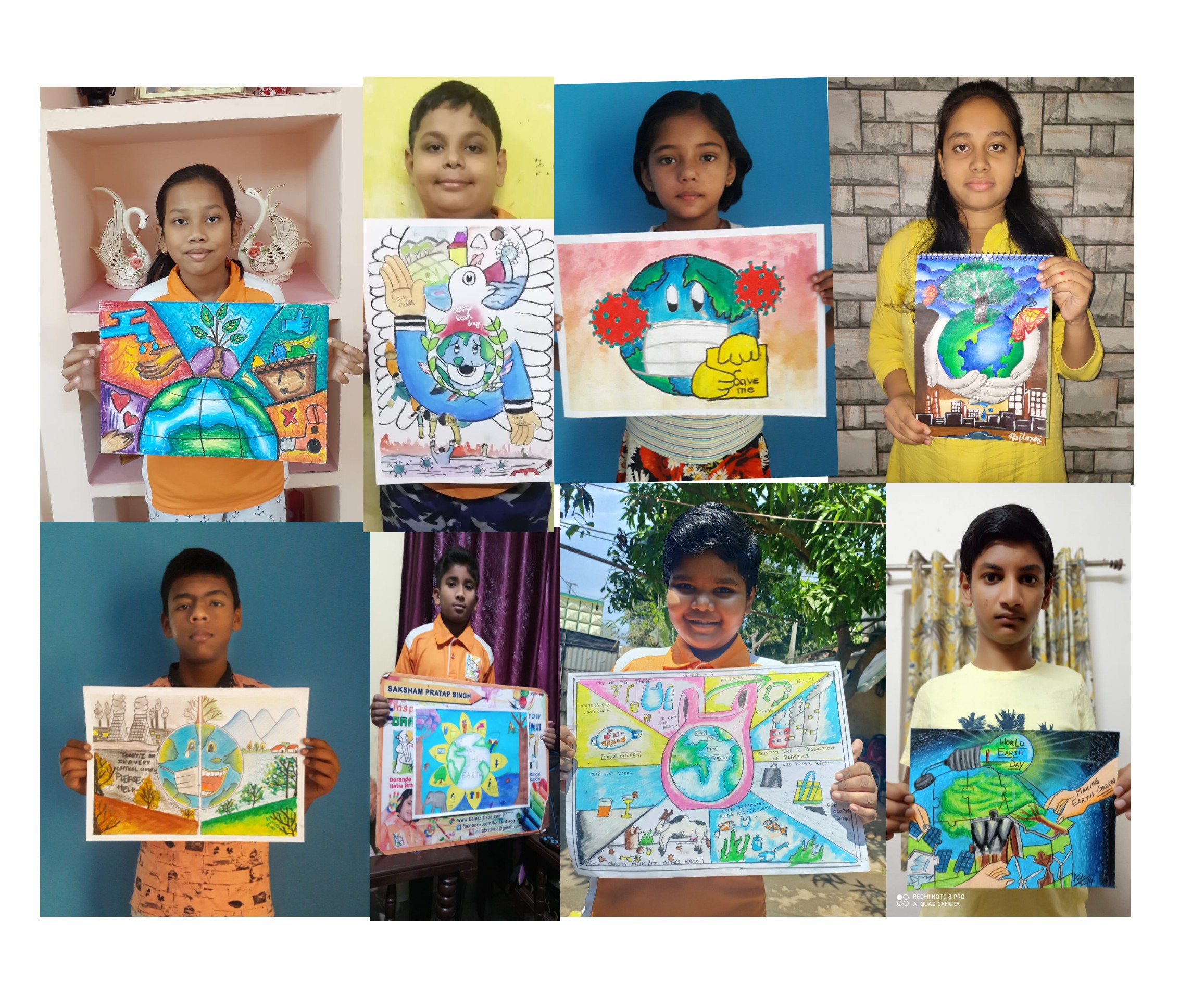 Painting competition on earth day