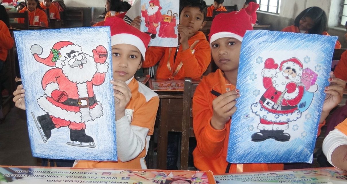 Christmas celebration in kalakriti school of arts.