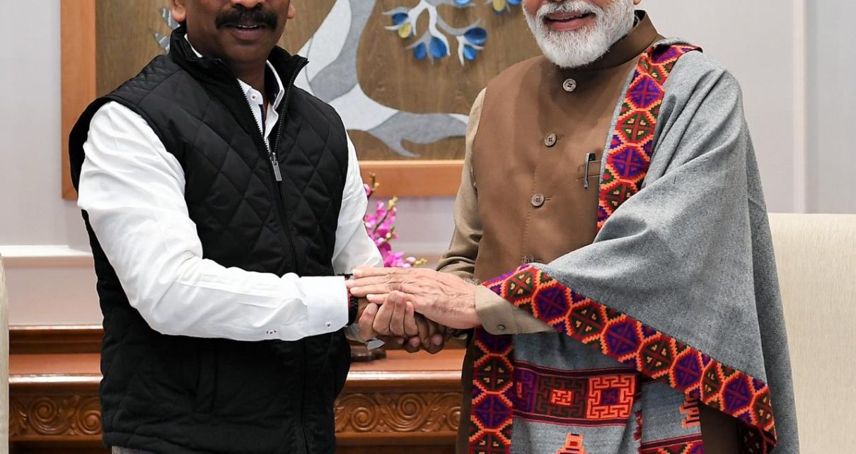 Cm Jharkhand, hemant Soren met pm Narendra Modi