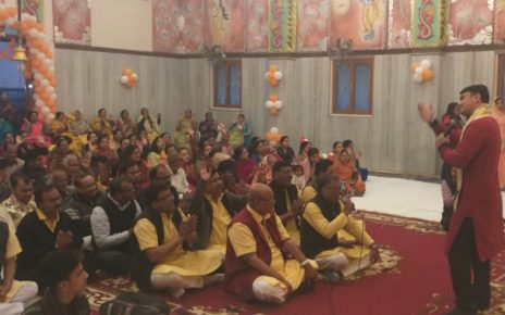 Celebration of the 15th installation day of sri shyam mandir