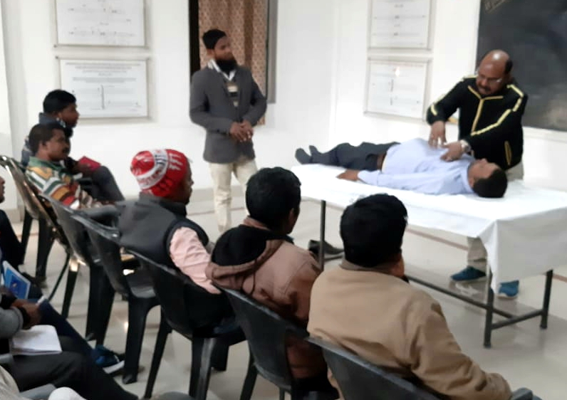 Training to workers of engineering department