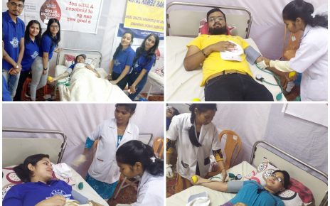 Blood donation camp by gurunanak sewak jatha and news and publicity Society.