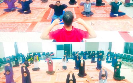 Weekly yoga dhayan session in ranchi District court.