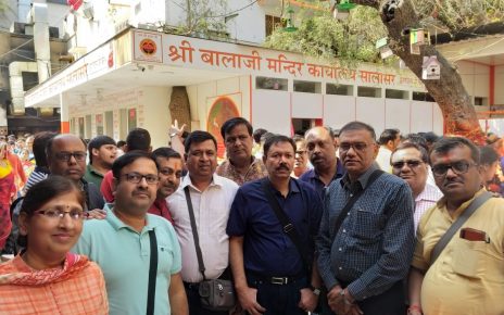 The delegation of sri shyam mandal reached salasar dham