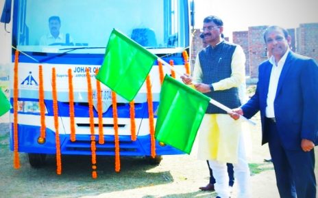 Member of parliament, ranchi sanjay seth inagurated johar mobile clinical van and aadarsh aaganwadi kendra