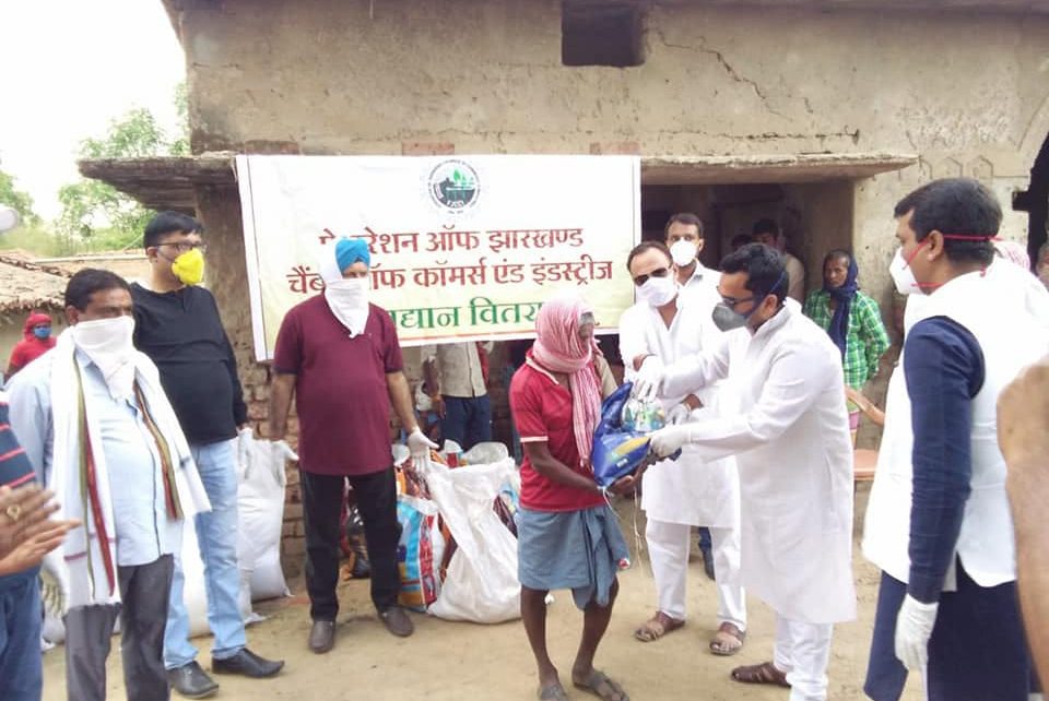 Fjcci distributed ration packets to the needy