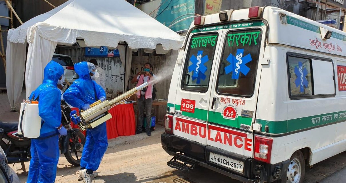Free vehicle disinfectant fogging programme started