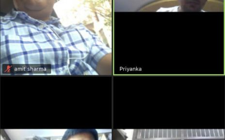 Officials of mareari yuwa manch ranchi branch took the oath via online mode