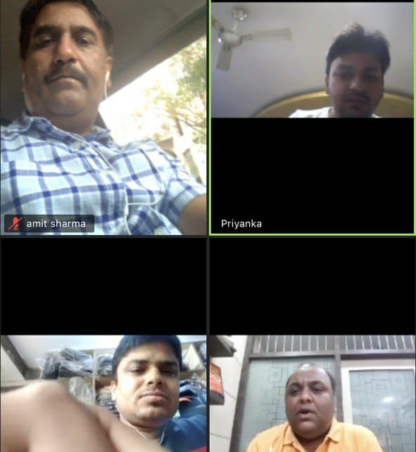 Officials of mareari yuwa manch ranchi branch took the oath via online mode