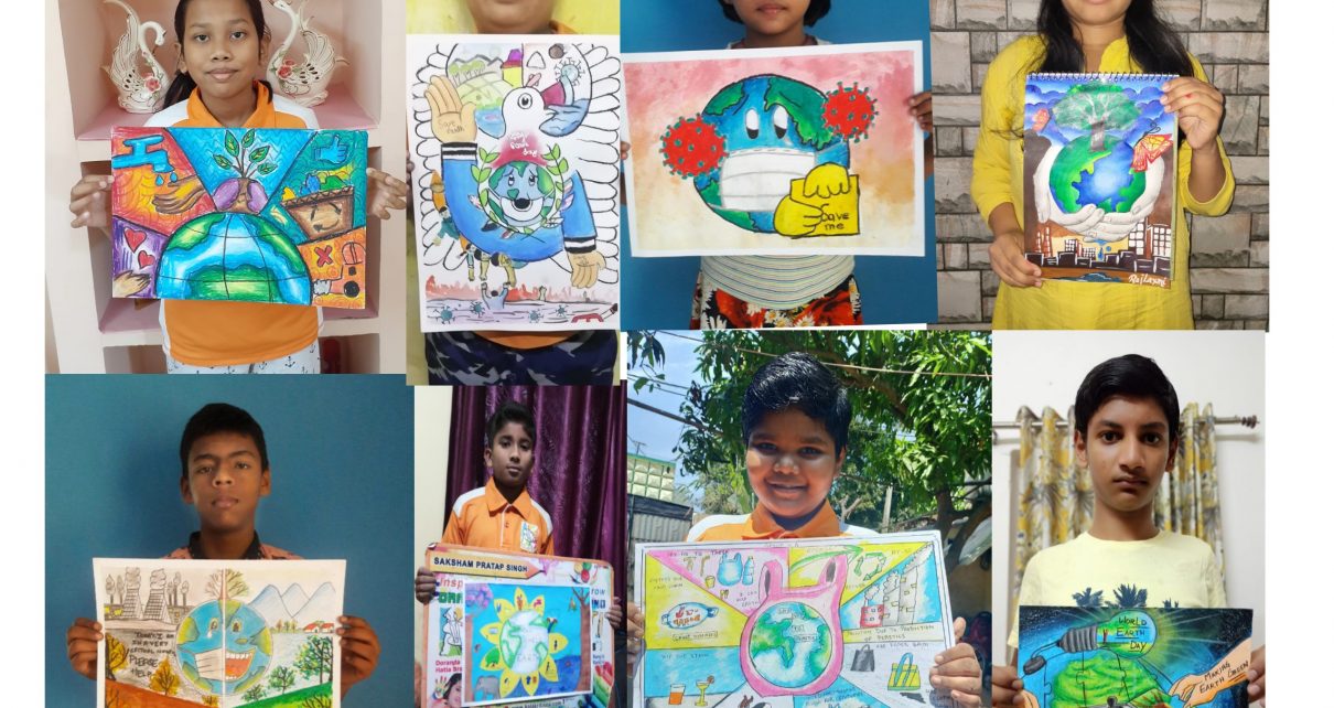 Painting competition on earth day